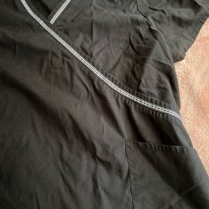 Black Scrub Top size XL